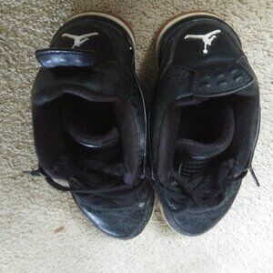 Black Air Jordan sneakers